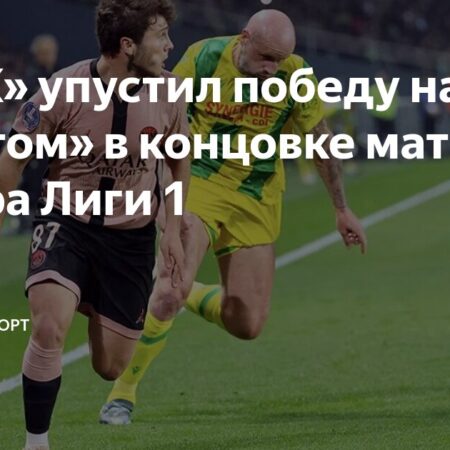 Прогнозы Лиги 1: Отложенный матч 29-го тура между Нантом и ПСЖ