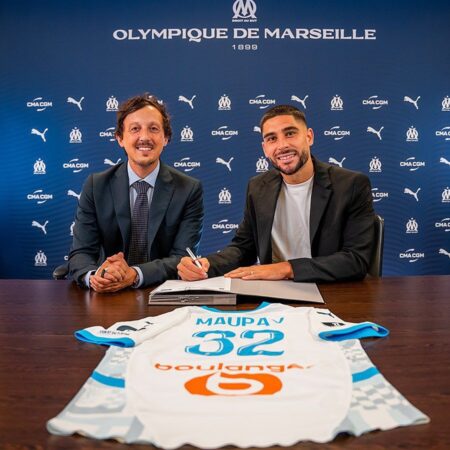 Нил Мопе намекает на постоянный переход в Марсель после аренды из Эвертона