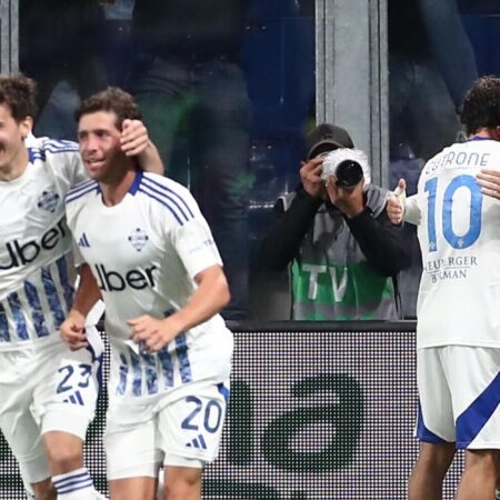 «Аталанта» сыграла вничью с «Комо», но осталась непобежденной после шести туров: это третий раз в истории клуба