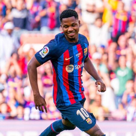 Ансу Фати на вершине бомбардирской гонки Лиги 1