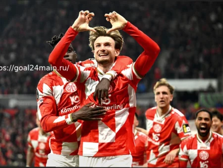 Лига конференций: Оценки игроков | Майнц 2-0 Сигма Оломоуц (2-0 по сумме) – Представители Бундеслиги творят историю, впервые выходя в четвертьфинал еврокубка