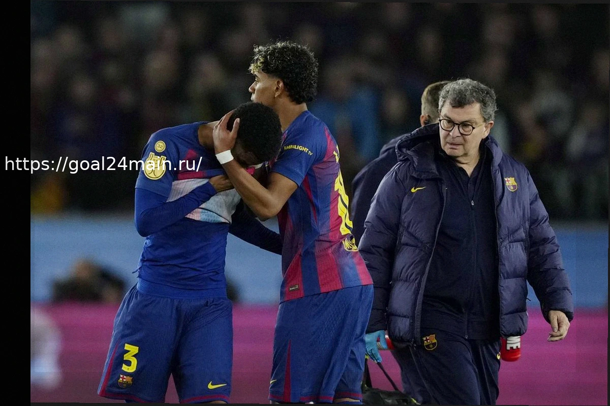 Preview «Барселона» опасается, что отсутствие травмированного защитника продлится дольше, чем предполагалось изначально