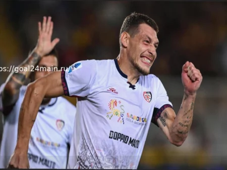 Кальяри: Белотти о голе Эспозито – «Разделенная радость, вернусь через месяц, чтобы помочь команде»