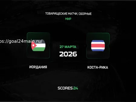 Иордания — Коста-Рика: Прогноз и Ставки на Товарищеский Матч (27 марта 2026)