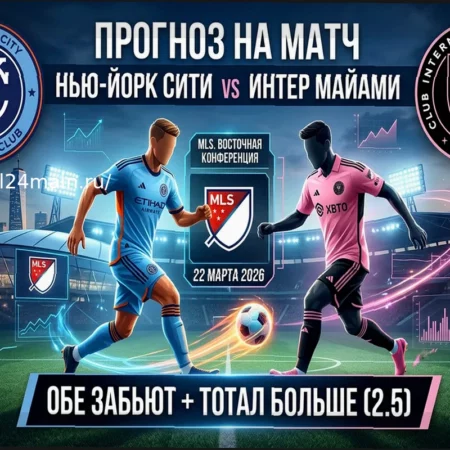 Прогноз на матч МЛС: Нью-Йорк Сити – Интер Майами (22 марта 2026)