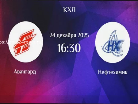 Прогноз и Анализ Матча Авангард — Нефтехимик: 24 марта 2026