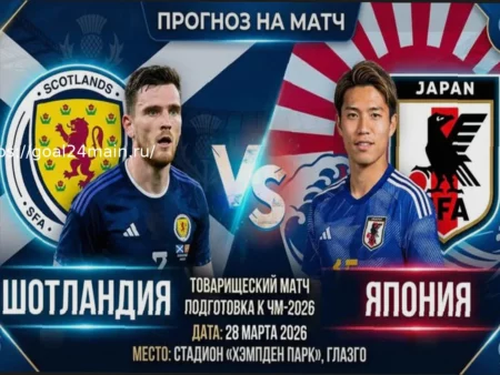 Прогноз на матч Шотландия – Япония: «Самураи» одержат победу в Глазго