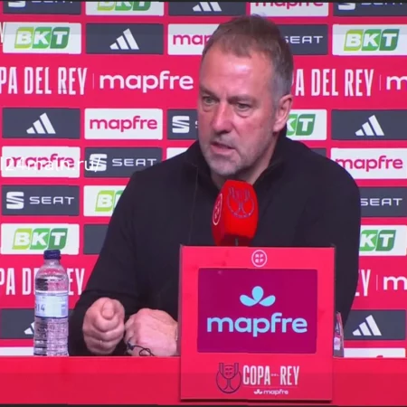 «Мы разочарованы, но также гордимся тем, что увидели» – Ханс Флик о вылете «Барселоны» из Кубка Короля