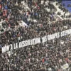 OL-Lorient: баннер поддержки от фанатов Лиона… для фанатов Сент-Этьена