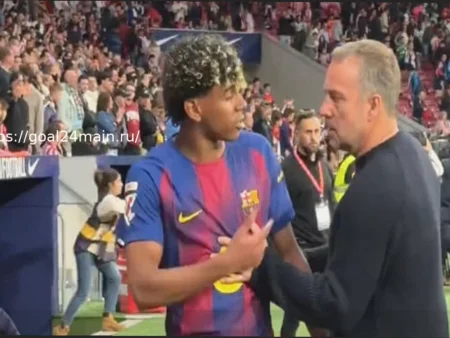 «Ему всего 18, я всегда буду его защищать», — Ханси Флик встал на защиту Ламина Ямала после его сильного недовольства в матче с «Атлетико»