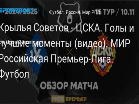 Крылья Советов — ЦСКА: анализ и прогноз на матч