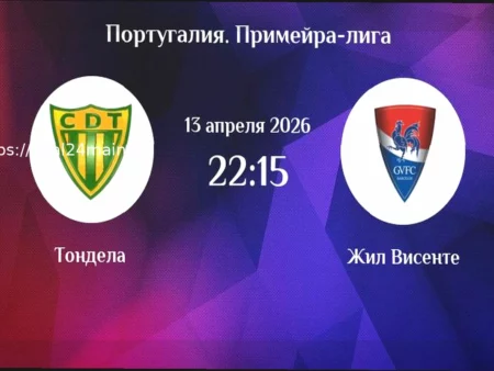 Тондела — Жил Висенте: Прогноз матча 13 апреля 2026