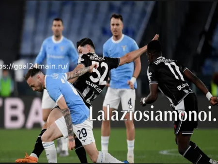 Лацио — Удинезе: Прямая трансляция, итоговый счет 2-1, Педро забивает второй гол