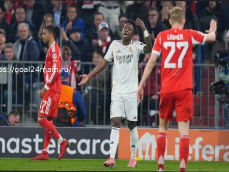 «Заткнись», Винисиус вспылил на Джуда Беллингема во время матча Бавария-Реал