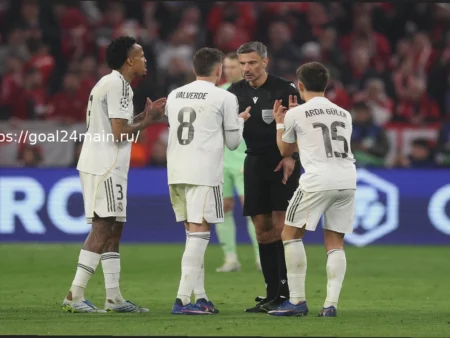 Игроки «Реала» раскритиковали судью после спорного удаления в матче с «Баварией»