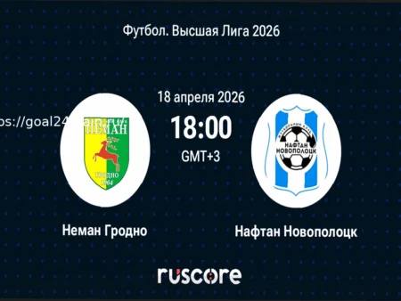 Прогноз на матч: Неман против Нафтан-Новополоцк, 18 апреля 2026