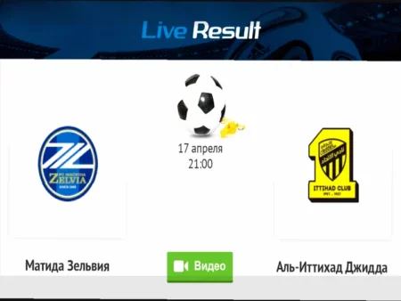 Прогноз на матч Лиги чемпионов АФК: Матида Зельвия против Аль-Иттихад (17 апреля 2026)