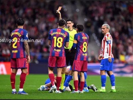 Жена звезды «Реала» раскритиковала решение VAR, не показавшее красную карточку игроку «Барселоны»