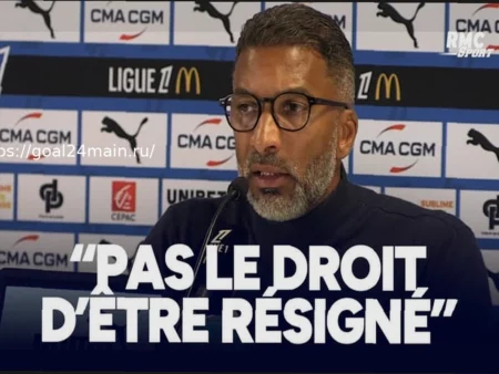 Марсель (OM) — Ницца (Nice): «Мы не имеем права сдаваться», — подчеркивает Бее