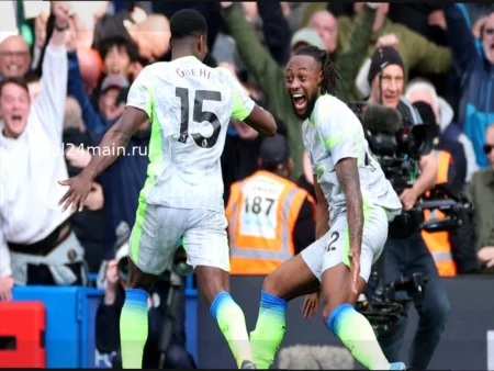 Кристал Пэлас сенсационно обыгрывает Арсенал и претендует на титул Премьер-лиги