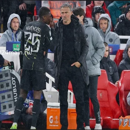 ПСЖ: оптимизм по поводу Дуэ и Нуно Мендеша после травм в матче с Ливерпулем