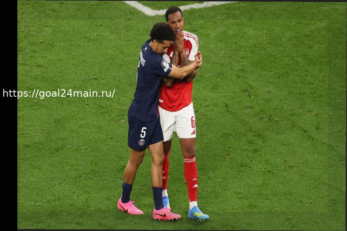 Preview PSG-Arsenal: Трогательный момент с участием Маркиньоса и Габриэла после финала Лиги Чемпионов