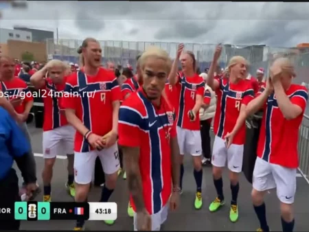 Norvège-France: «Il joue pas?» Le gros seum d’un streameur venu au stade avec 20 sosies d’Haaland